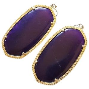 Kendra Deep Purple Danielle earrings
